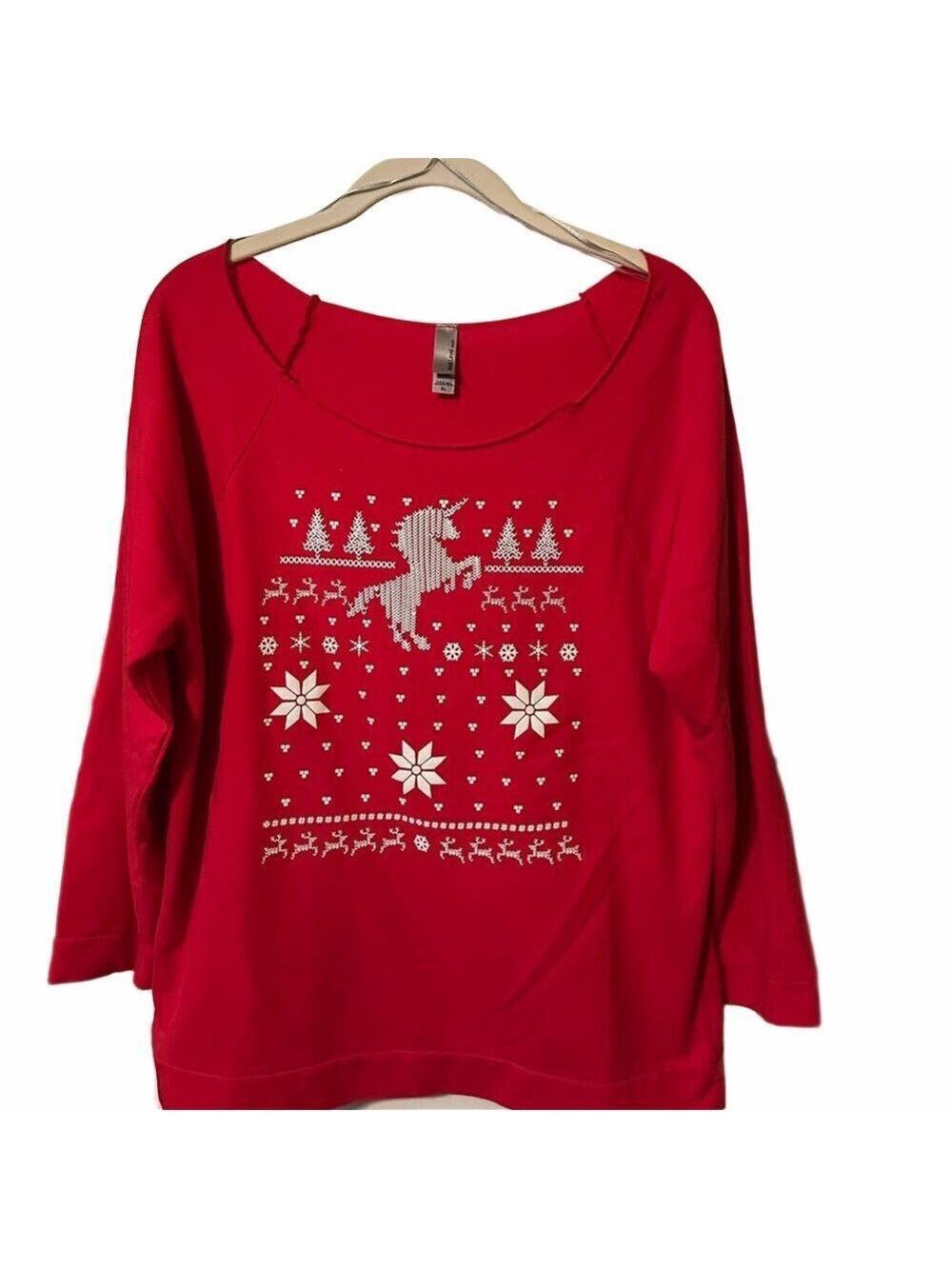 Unicorn Vibrant Red Tee